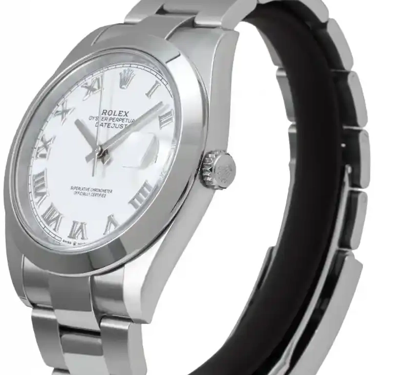 Prestigious Jewelers White Datejust 126300 Rolex 0516